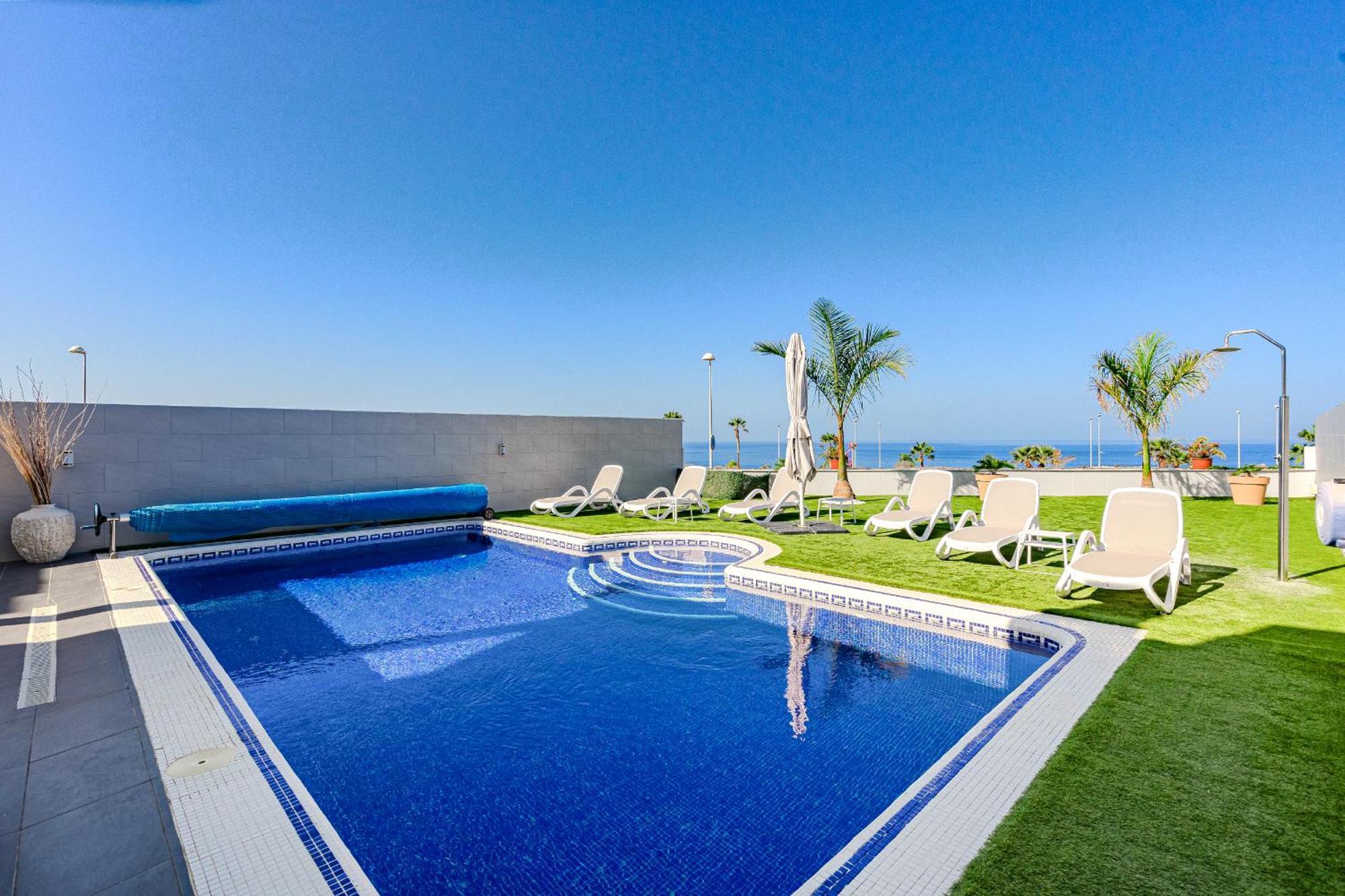 Villa Elisabetta, Luxury Villa With Heated Pool Ocean View In Adeje, Tenerife Costa Adeje  Exteriér fotografie
